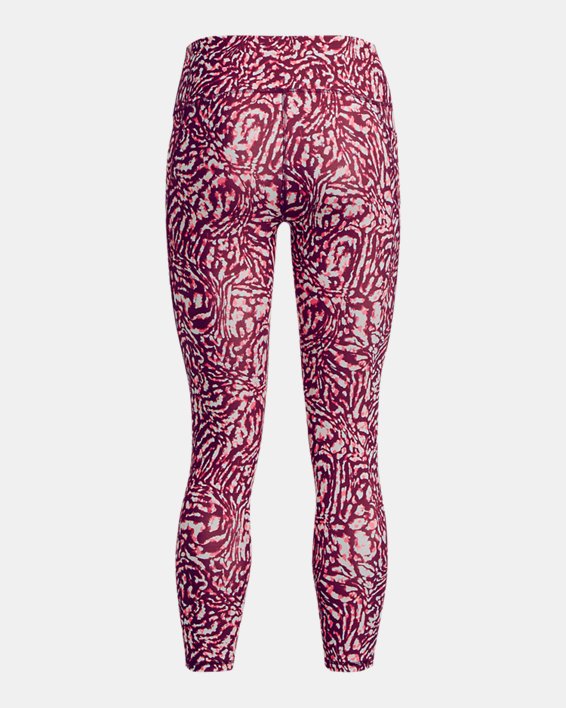 Legging longueur chevilles HeatGear® Armour No-Slip Waistband Printed pour femmes, Pink, pdpMainDesktop image number 7